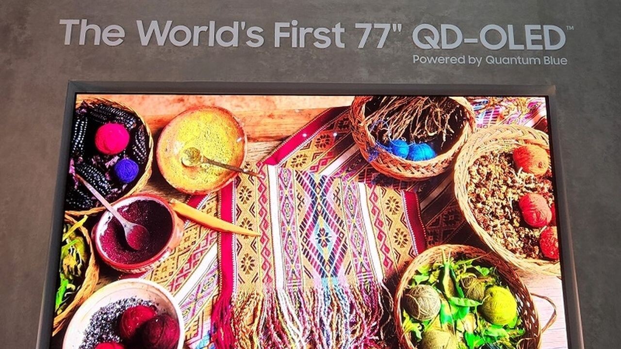 Fernseher: Samsung zeigt 77"-QD-OLED-TV und steigert Produktion