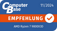 ComputerBase-Empfehlung für AMD Ryzen 7 9800X3D ComputerBase-Empfehlung für AMD Ryzen 7 9800X3D